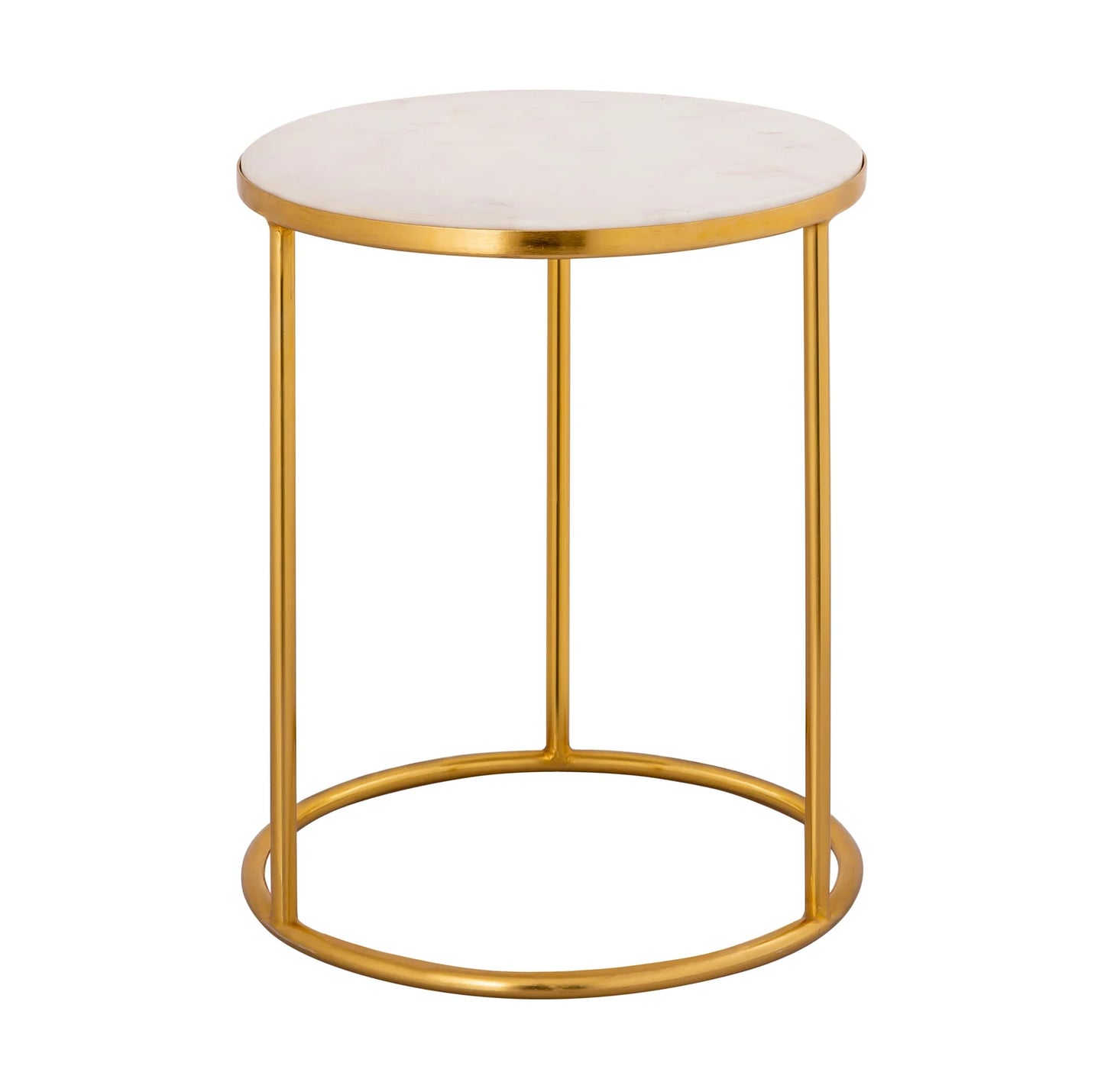 Crescent marble Side Tables