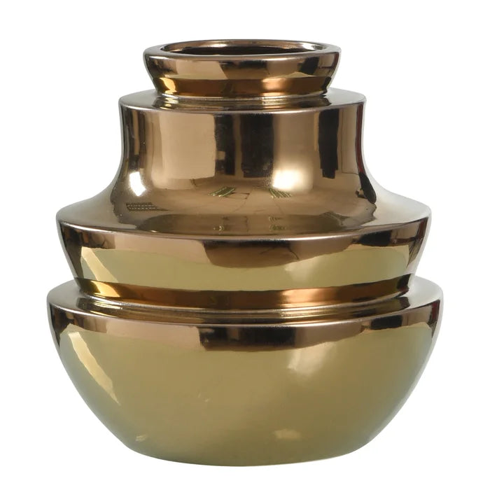 Dynasty Bronze Ceramic Vase