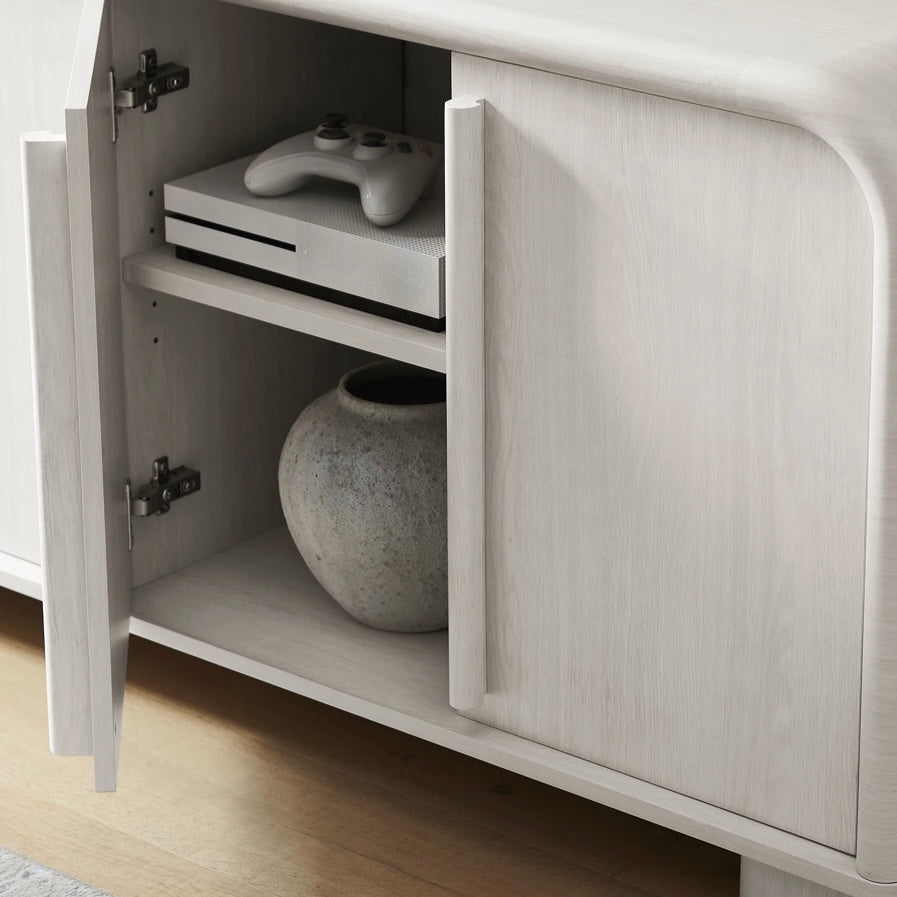 Bellamy Curved 4-Door Sideboard Cabinets