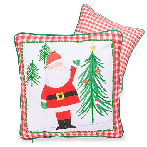 Spirited Santa Pillow