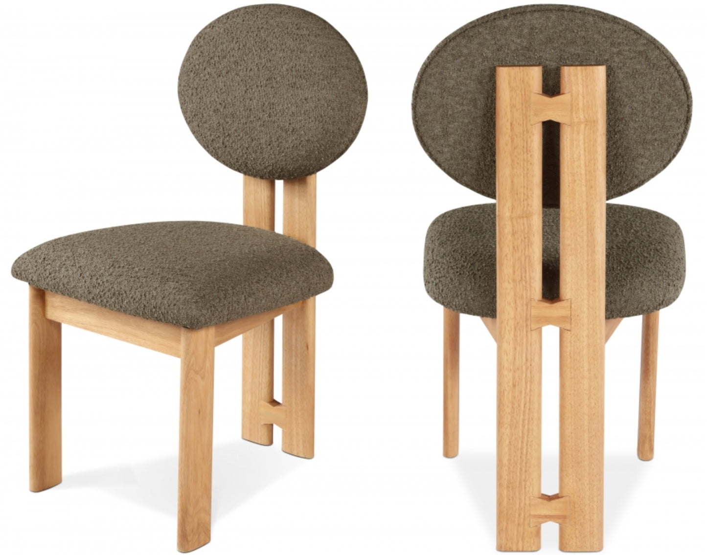 Napa Boucle Fabric Dining Chair