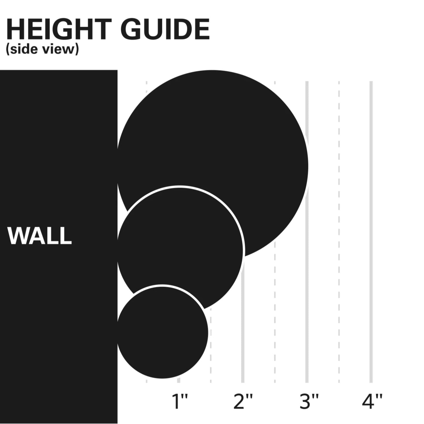 Wall Play Orbs Set of 10 - Glossy Silver