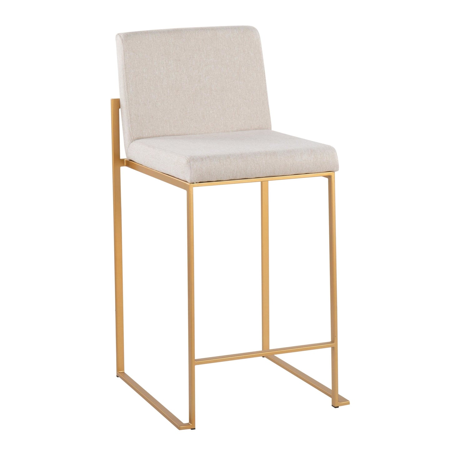 Fuji High back 26” Fixed-Height Counter Stool