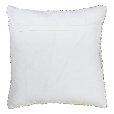 Foil Printed Pom Pom Pillow