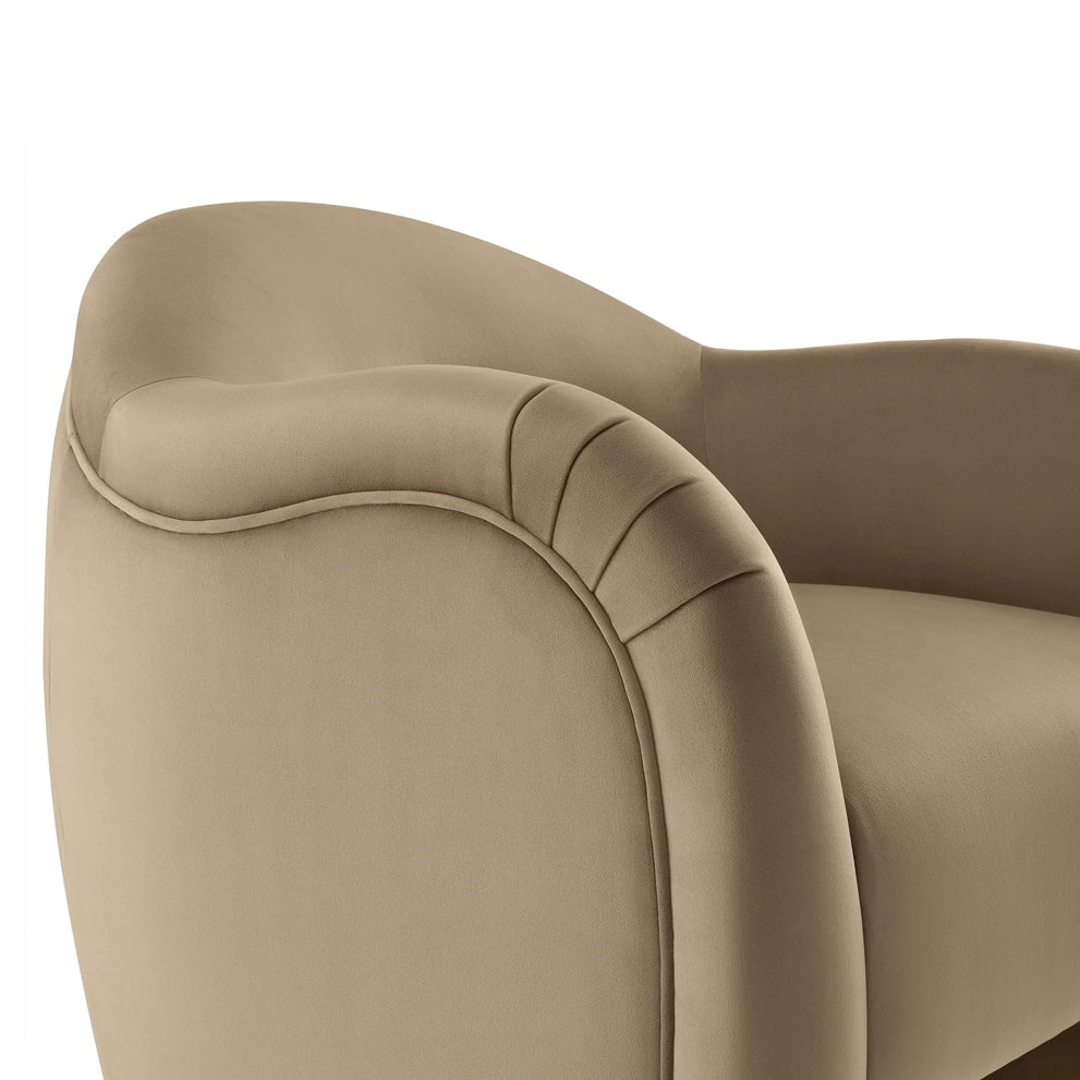 Compose Velvet Accent Chair