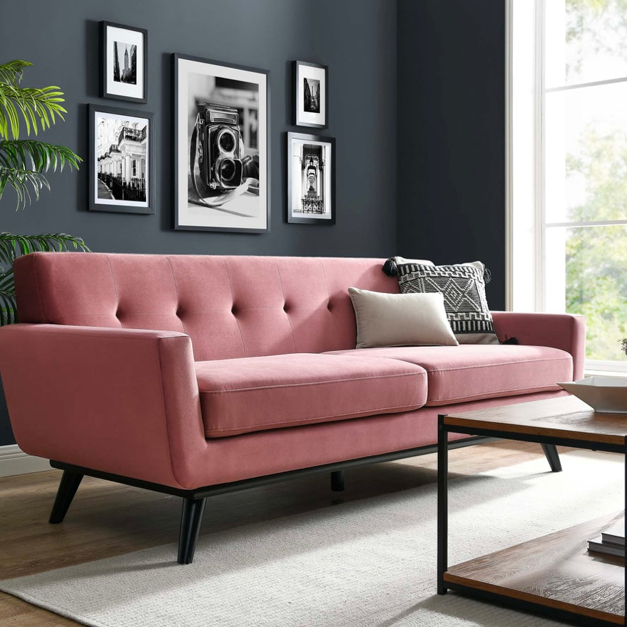 Engage Performance Velvet Sofa