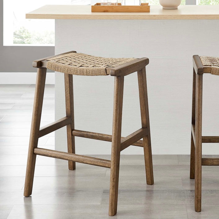 Saoirse Woven Rope Stool