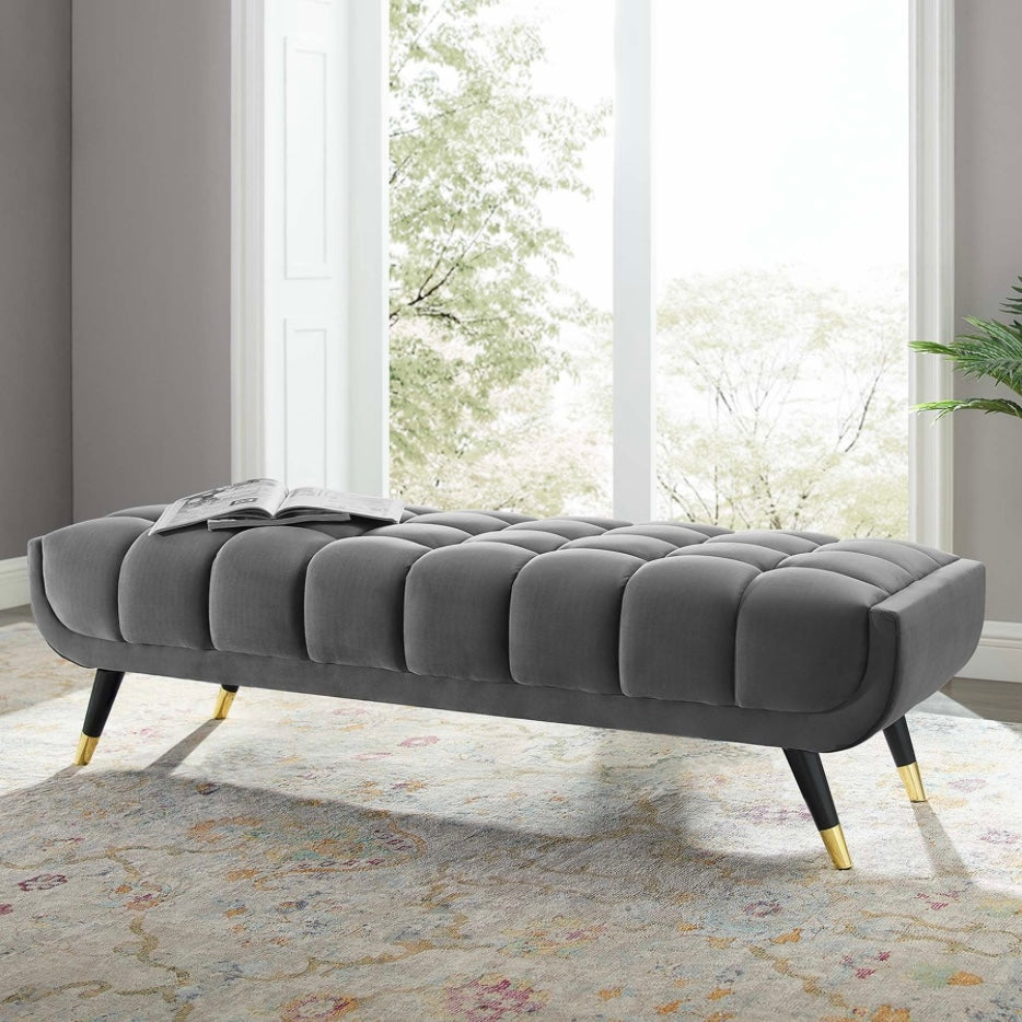 Adept 60" Performance Velvet Bench