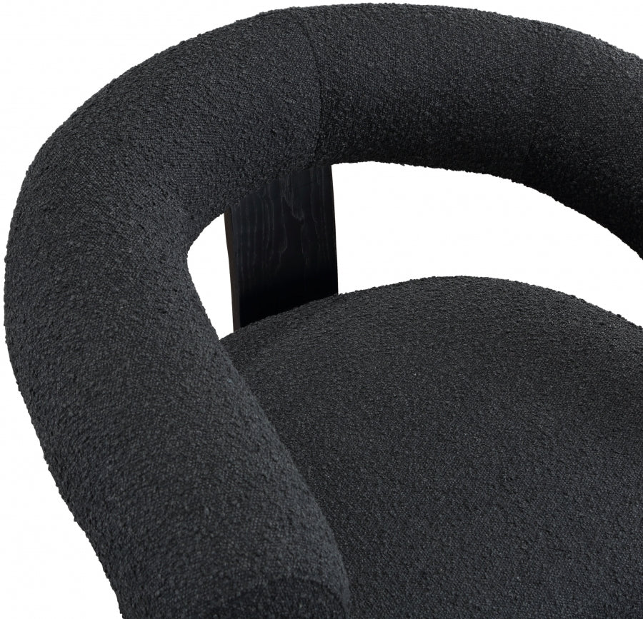 Winston Boucle Fabric Upholstered Accent Chair