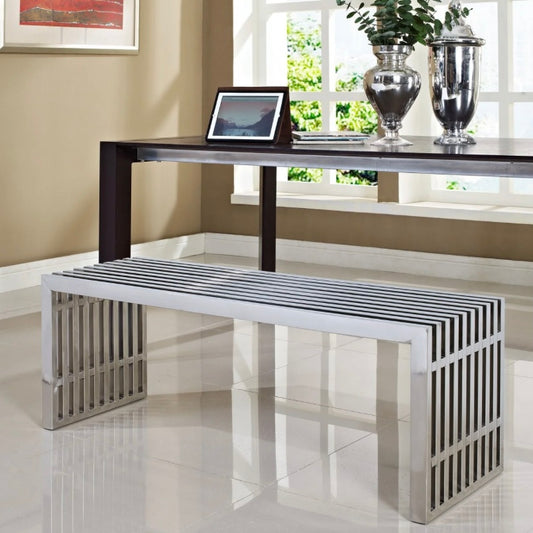 Gridiron Medium Stainless Steel Bench
