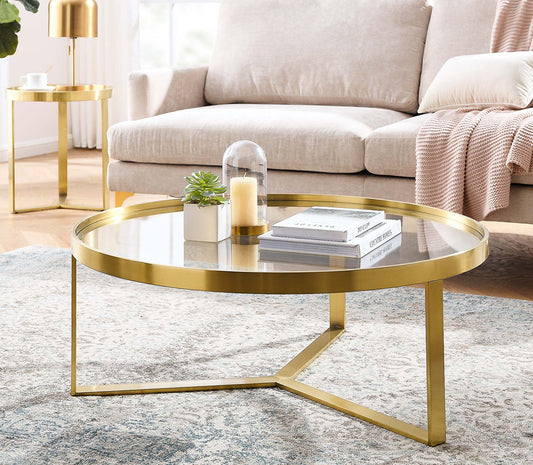 Relay Gold Coffee Table