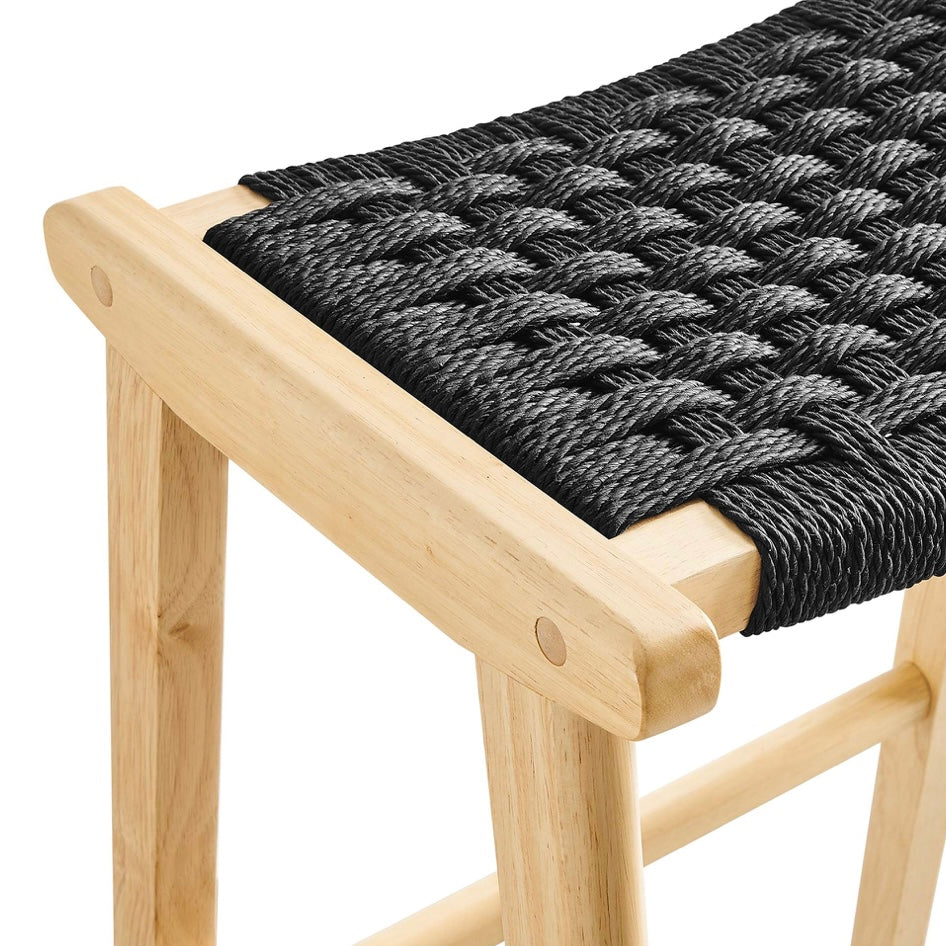 Saoirse Woven Rope Stool