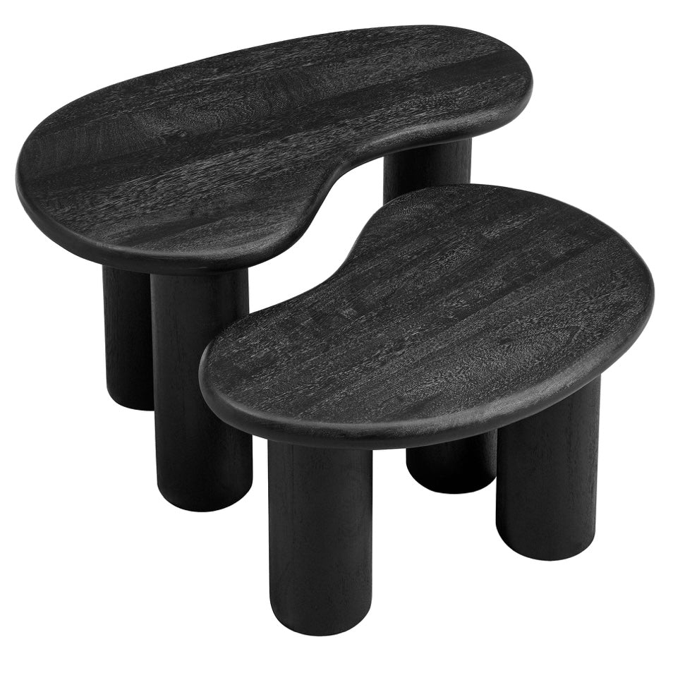 Hackney Mango Wood Nesting Coffee Tables