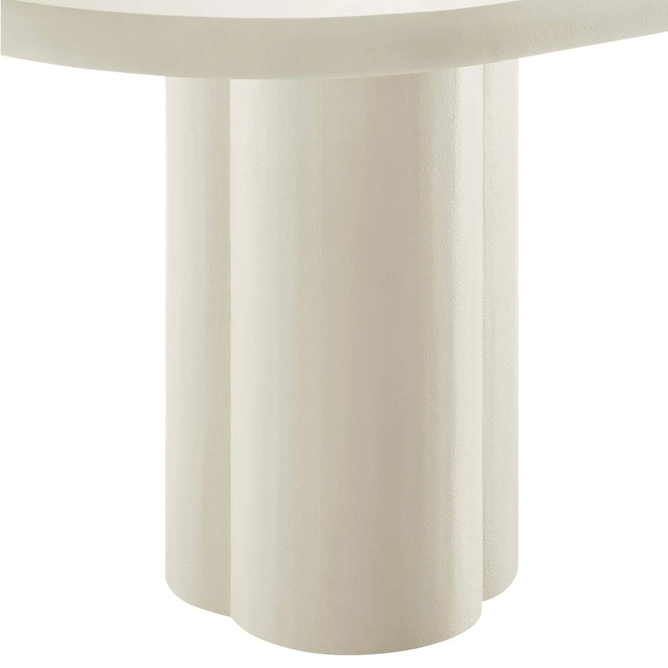 Caspian 72” Concrete Oval Table