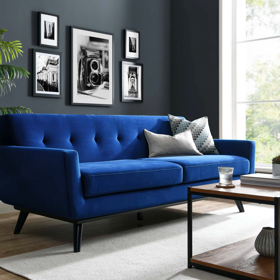 Engage Performance Velvet Sofa