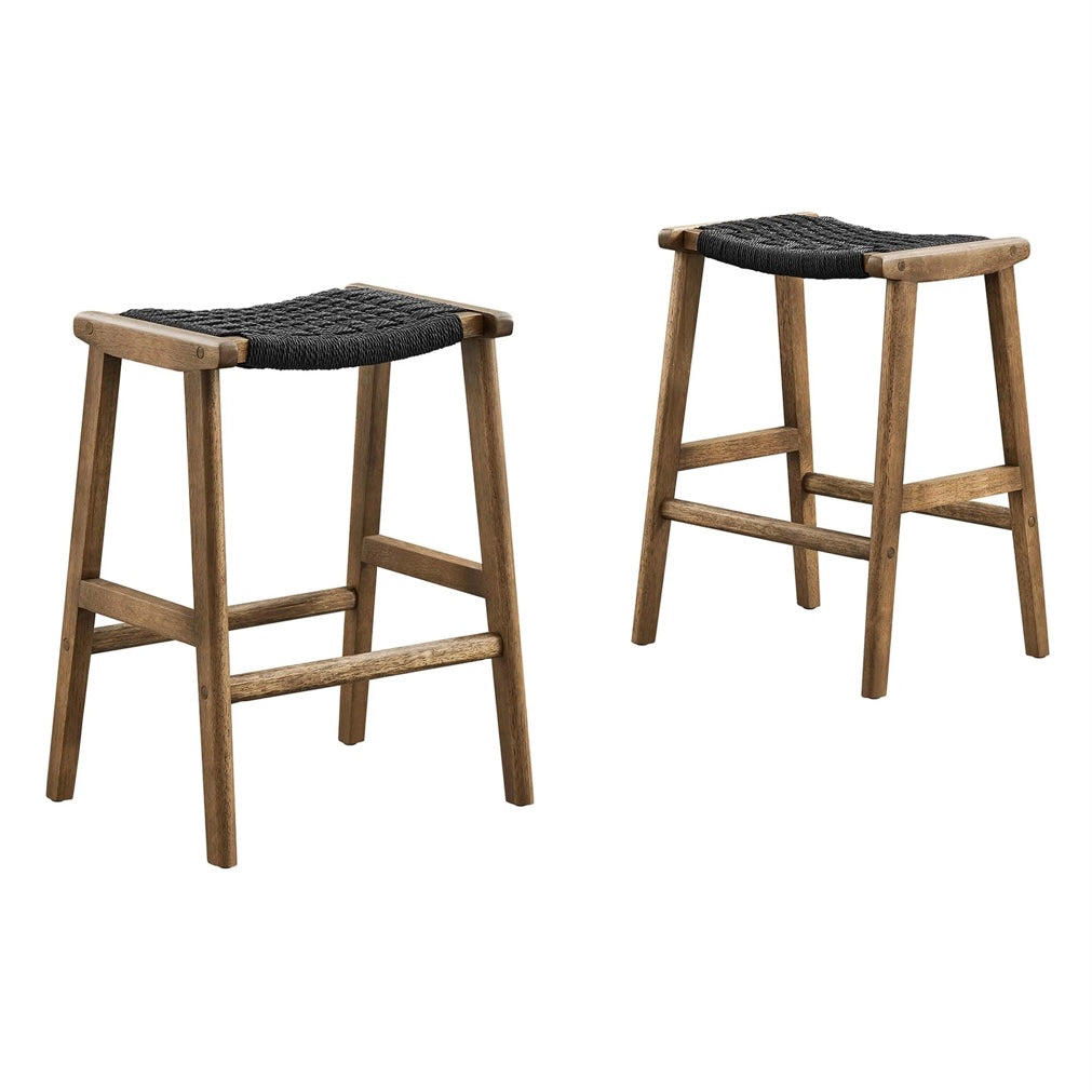 Saoirse Woven Rope Stool