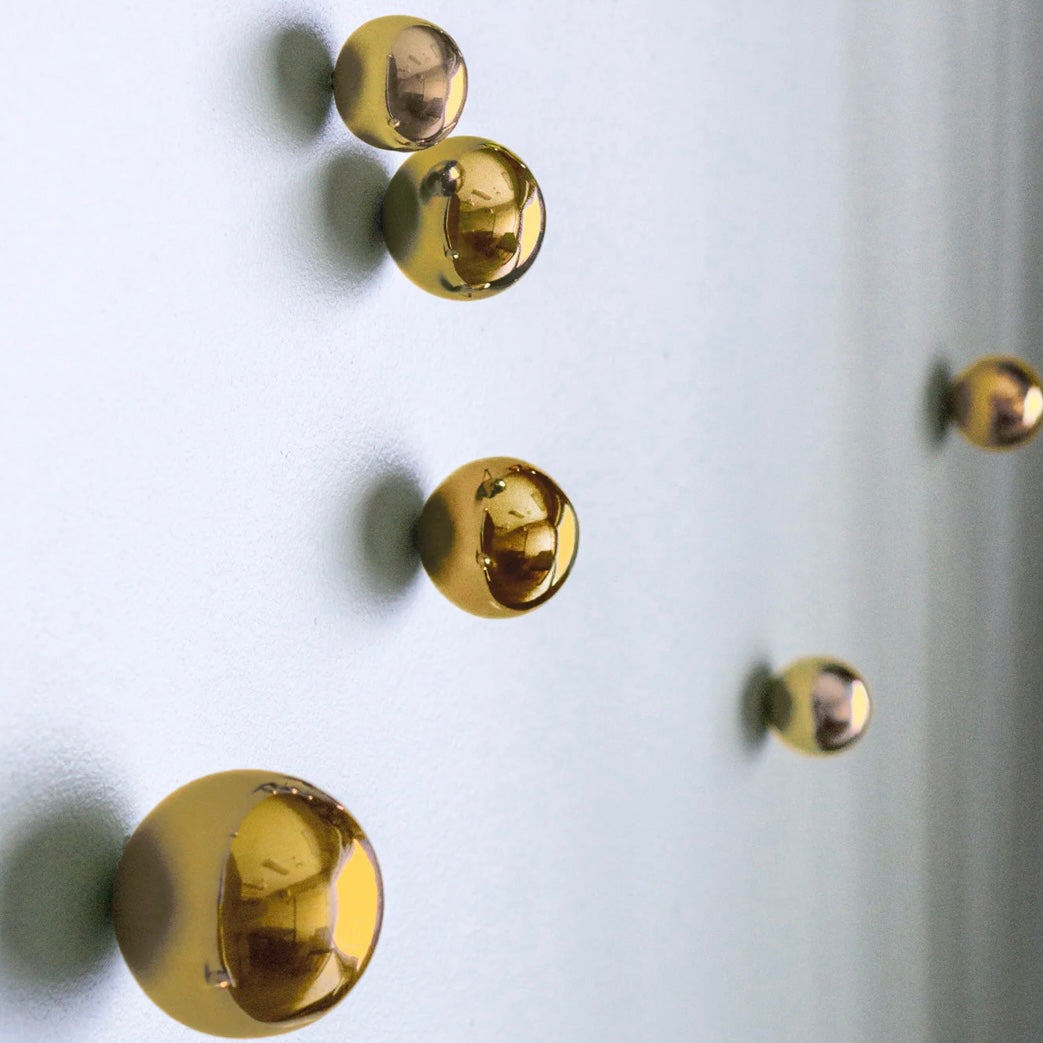 Wall Play Orbs Set of 10 - Glossy Gold