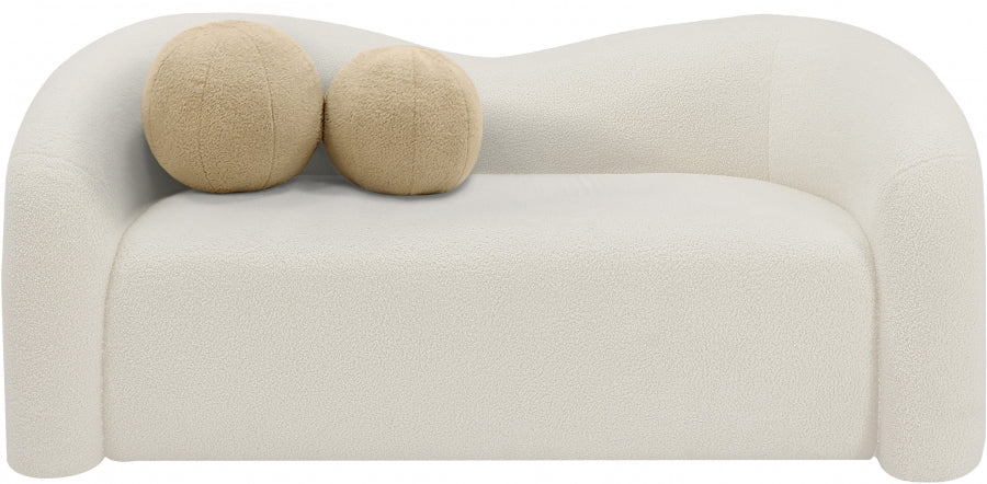Kali 62” Faux Shearling Loveseat
