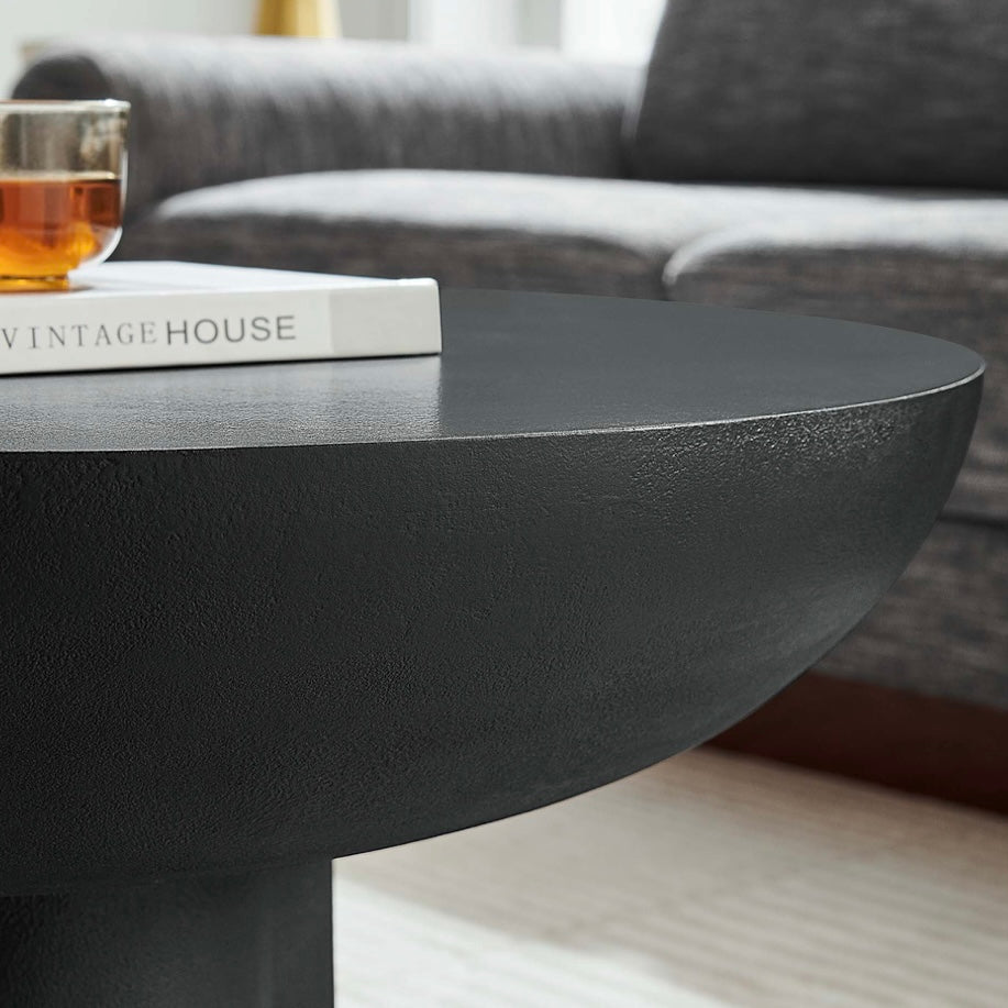 Caspain Concrete Round Coffee