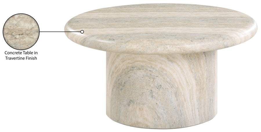Emara Concrete and Fiberglass Coffee Table