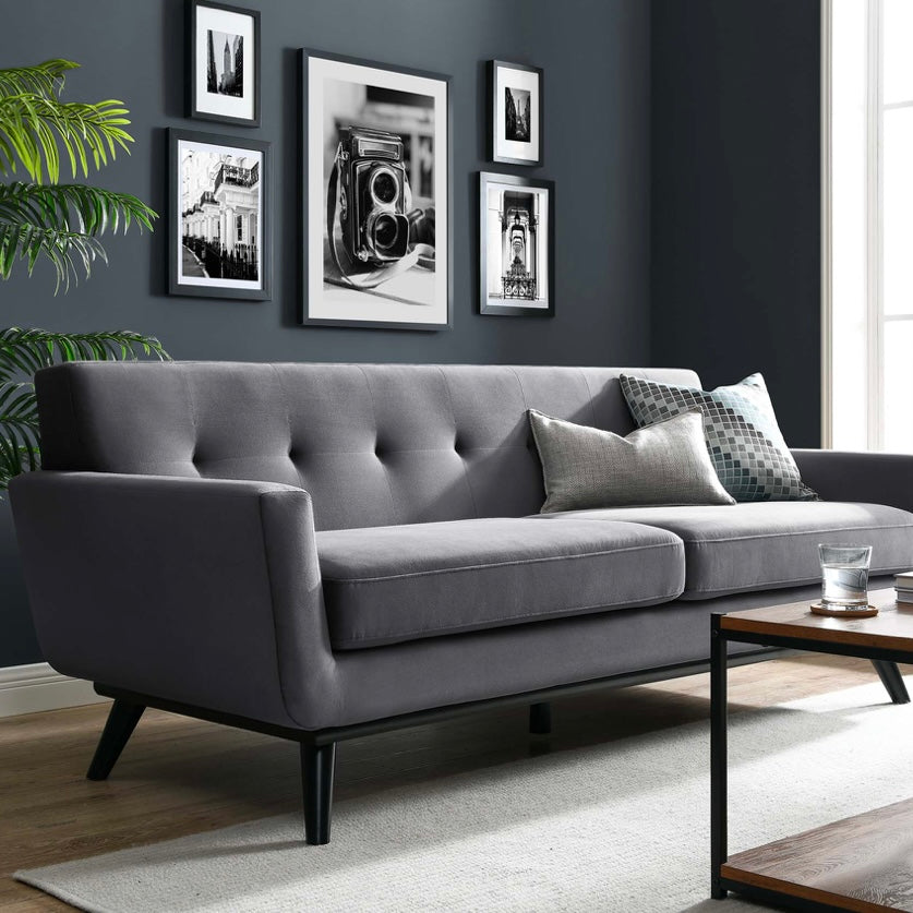 Engage Performance Velvet Sofa