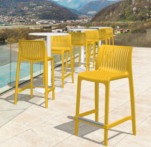 Milos Resin Counter Stool