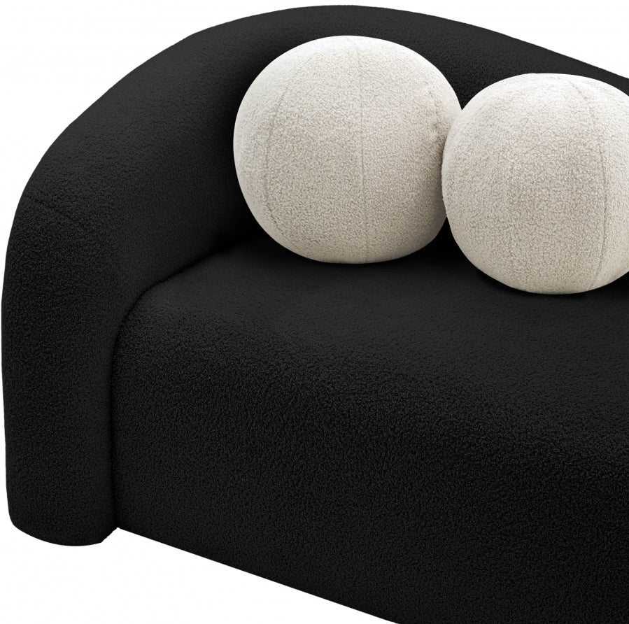 Kali 62” Faux Shearling Loveseat