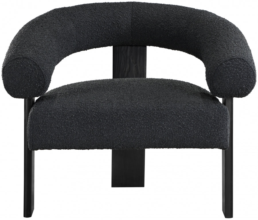 Winston Boucle Fabric Upholstered Accent Chair