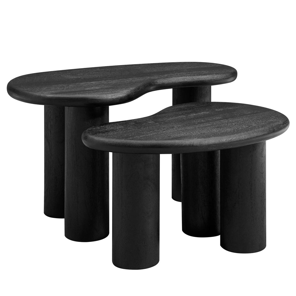 Hackney Mango Wood Nesting Coffee Tables