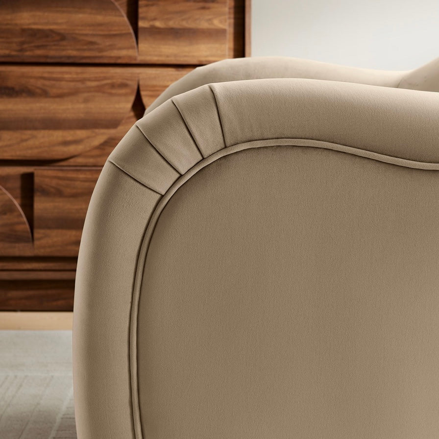 Compose Velvet Accent Chair