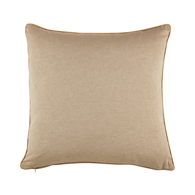 Foiled Hair On Leather Patchwork Pillow