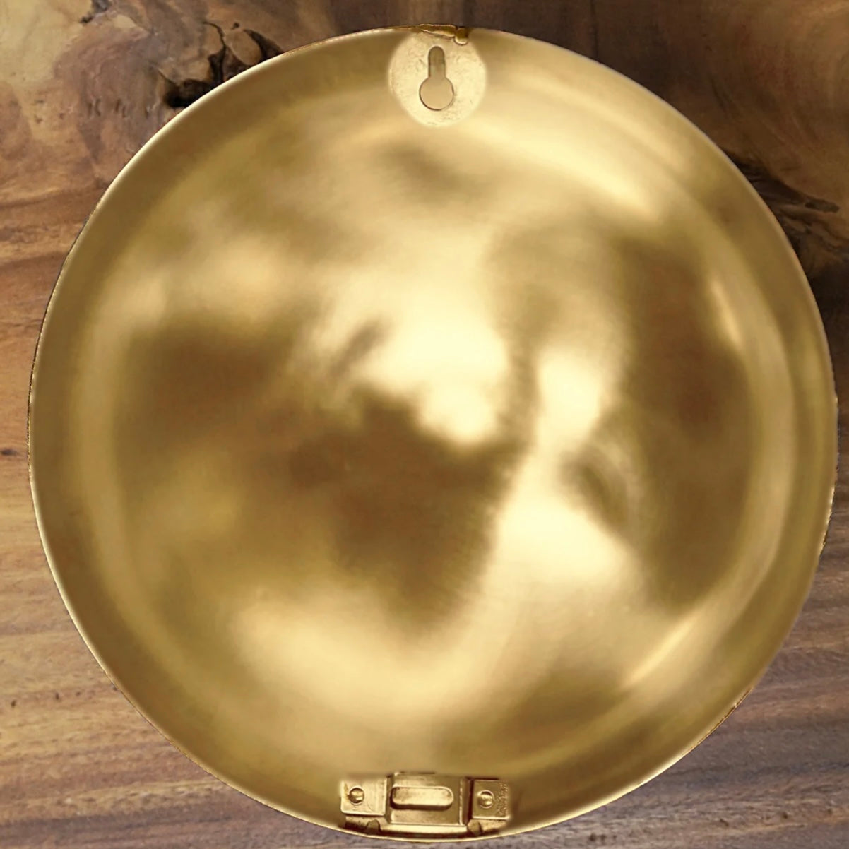 10” Gold Matte Half Orb