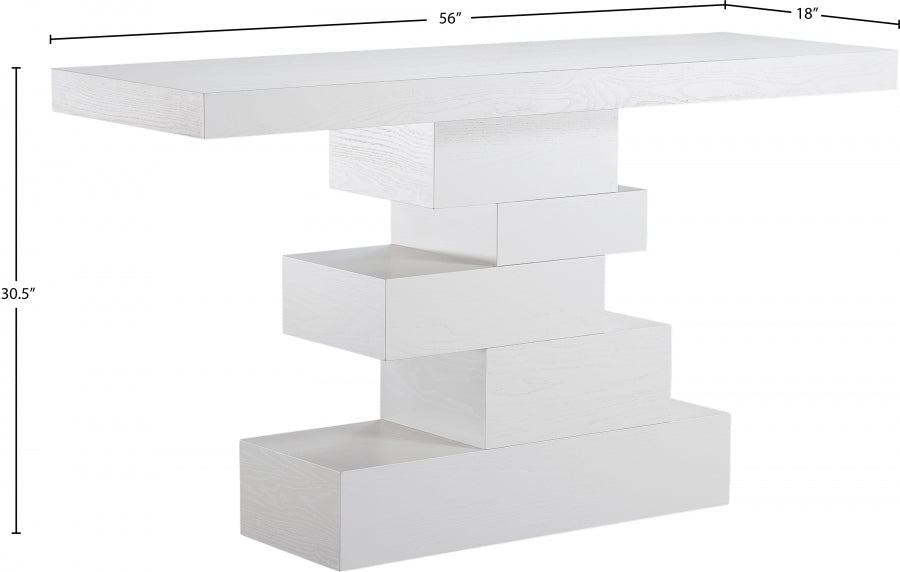 Westmount Ash Veneer Console table