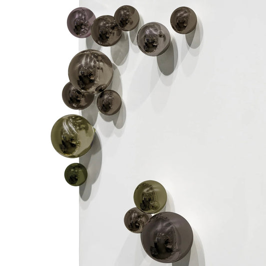 Wall Play Orbs Set of 10 - Glossy Black