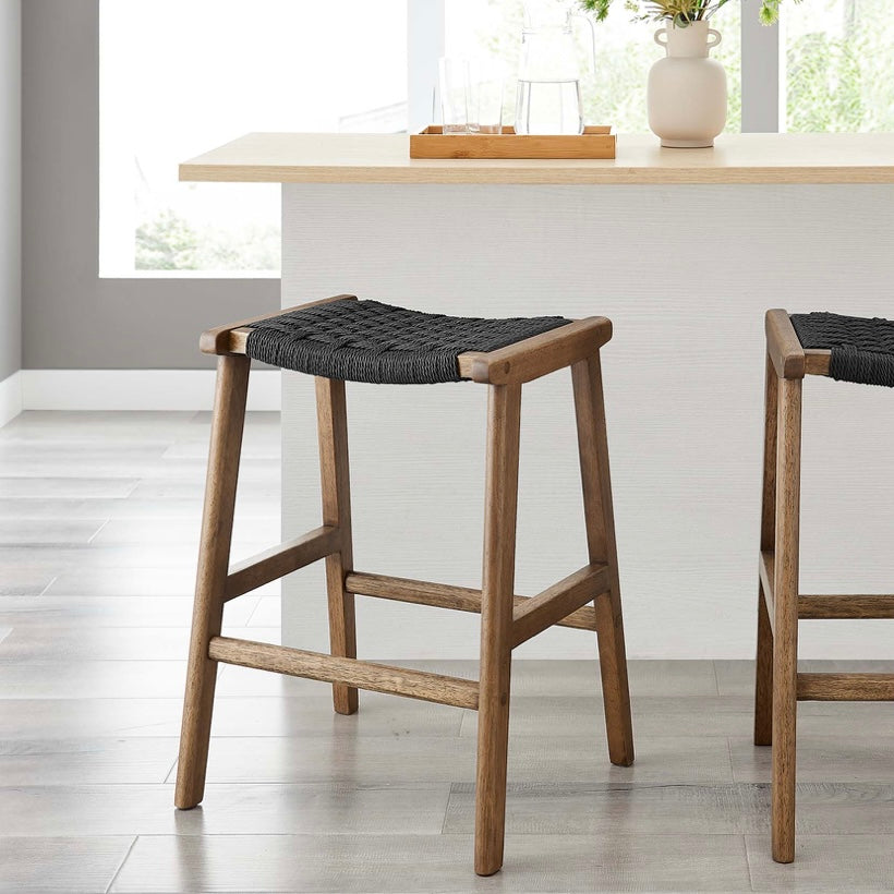 Saoirse Woven Rope Stool