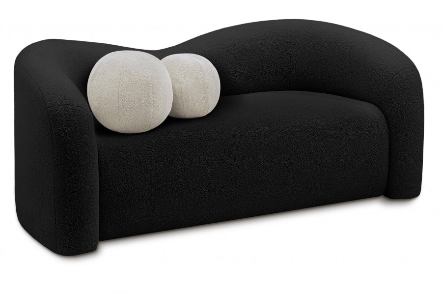Kali 62” Faux Shearling Loveseat