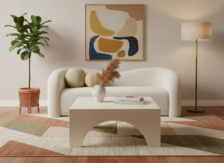 Kali 62” Faux Shearling Loveseat