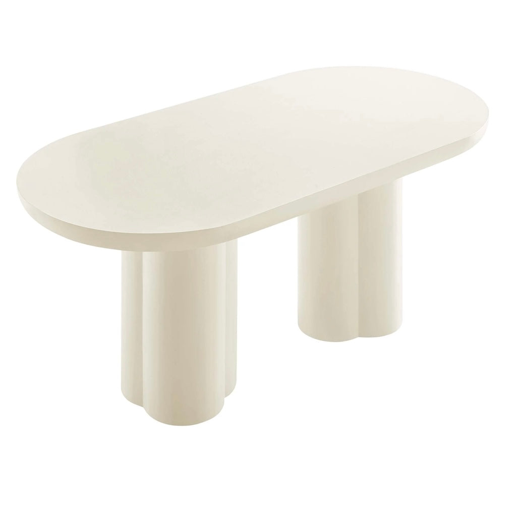 Caspian 72” Concrete Oval Table