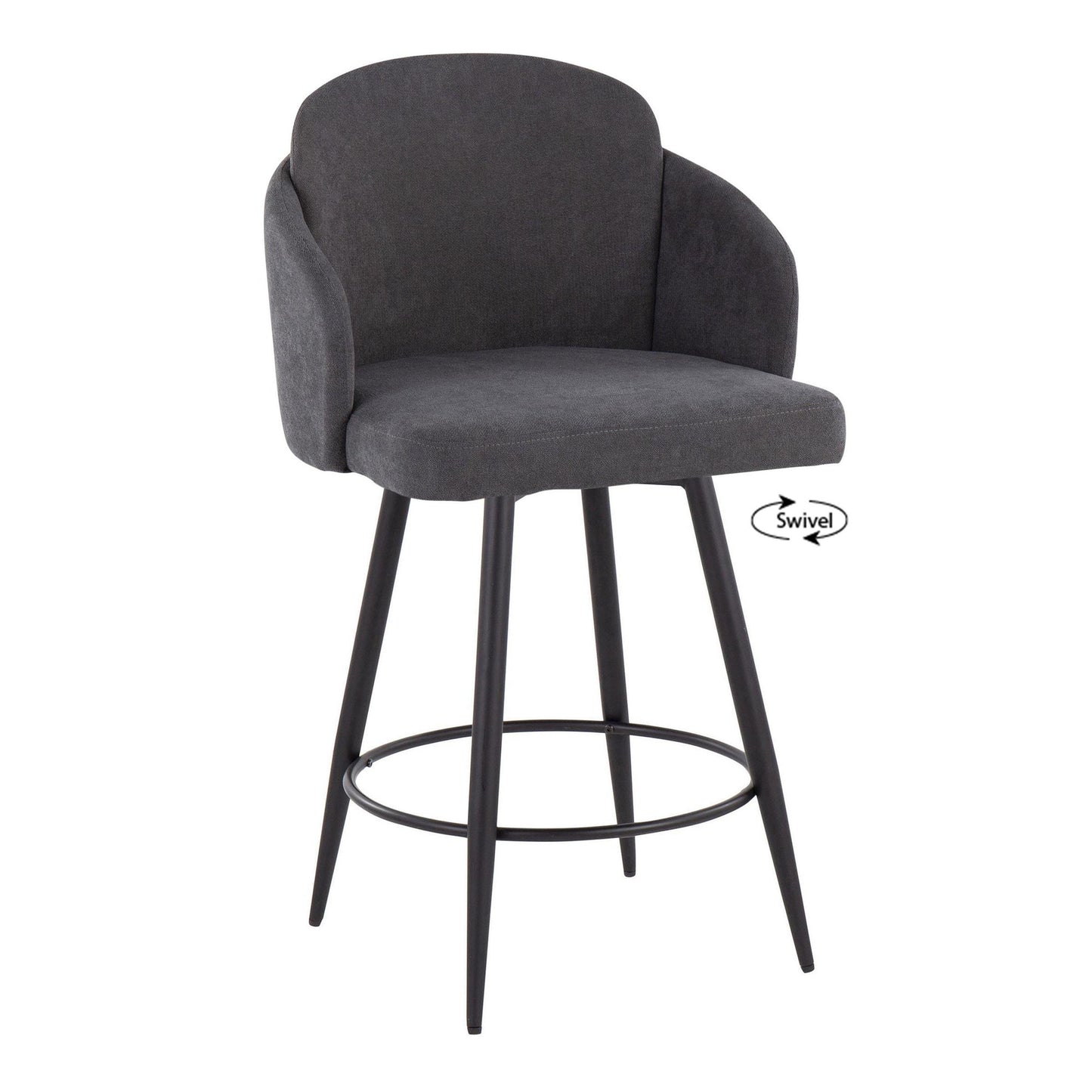 Dahlia 26” Fixed Height Counter Stool