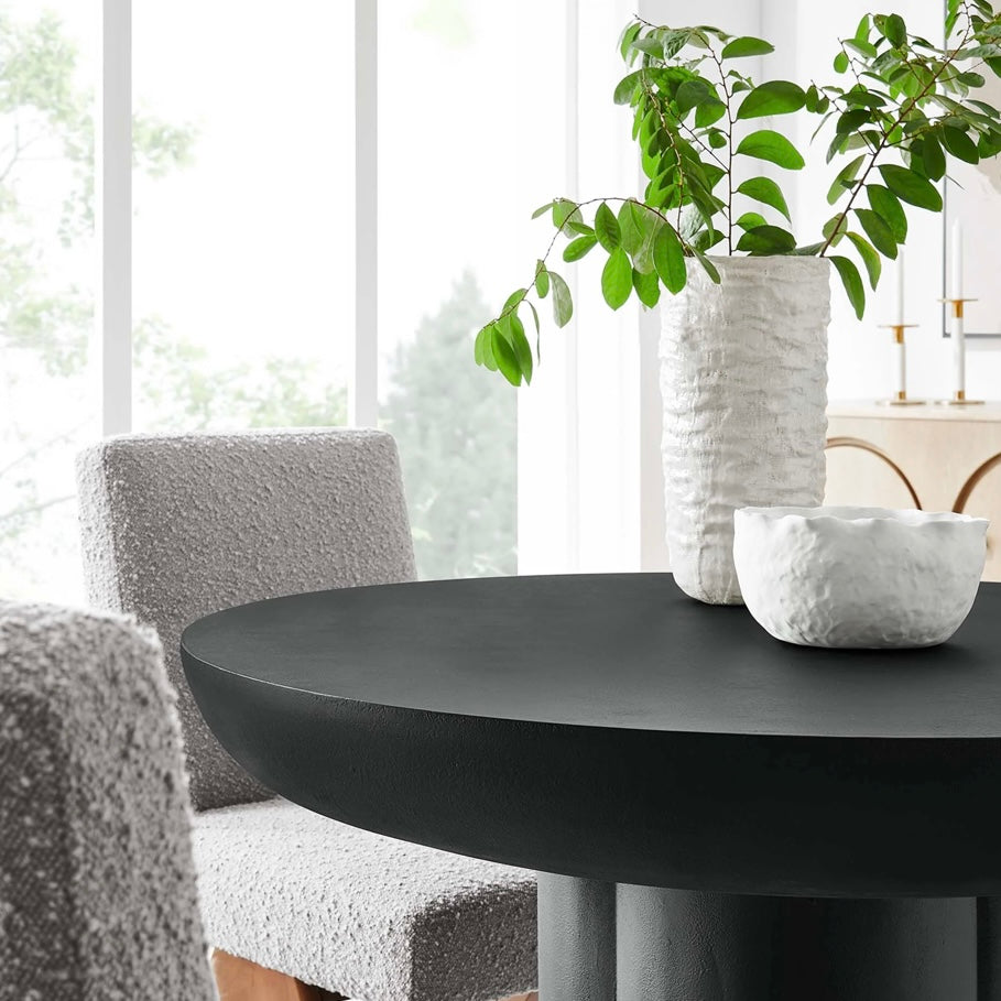 Caspian 40” Round Concrete Dinning table