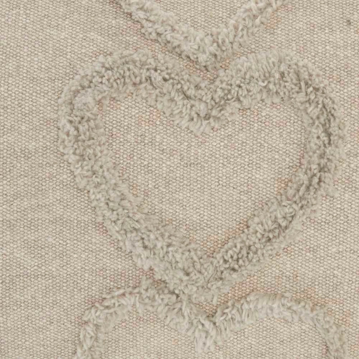 Woven Hearts Throw Pillow