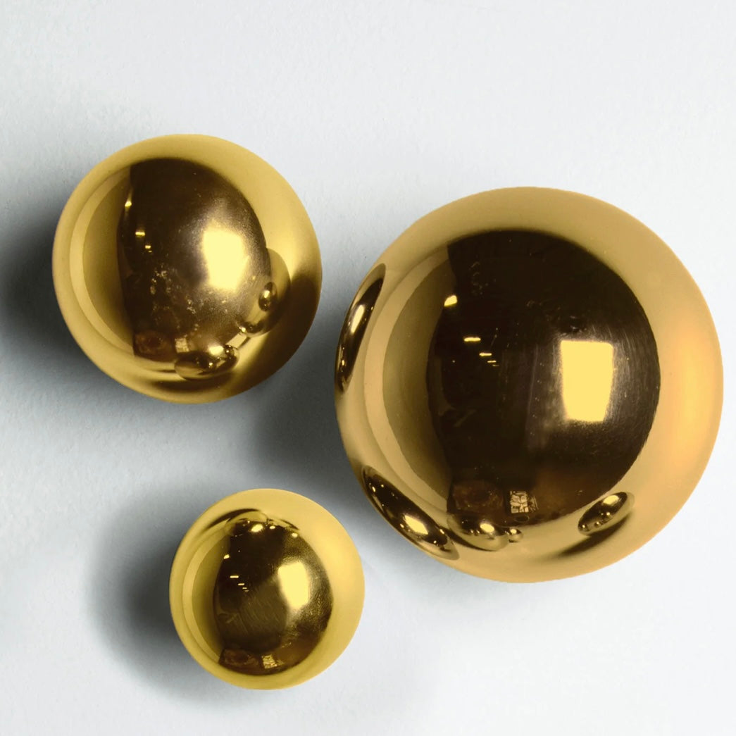 Wall Play Orbs Set of 10 - Glossy Gold