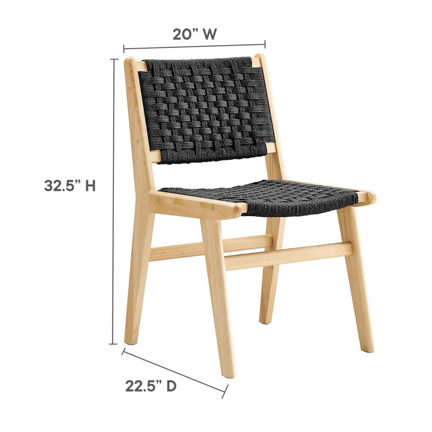 Saoirse Woven Rope Dining chair