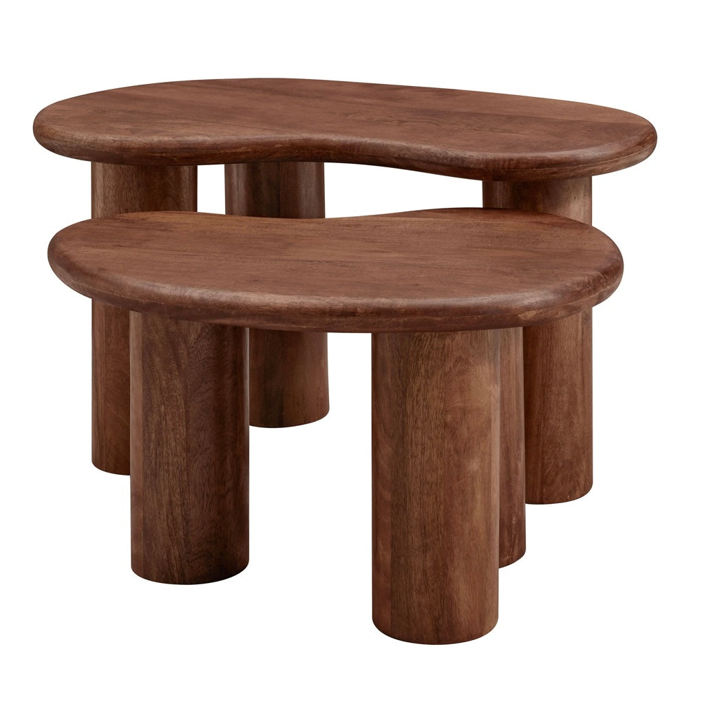 Hackney Mango Wood Nesting Coffee Tables