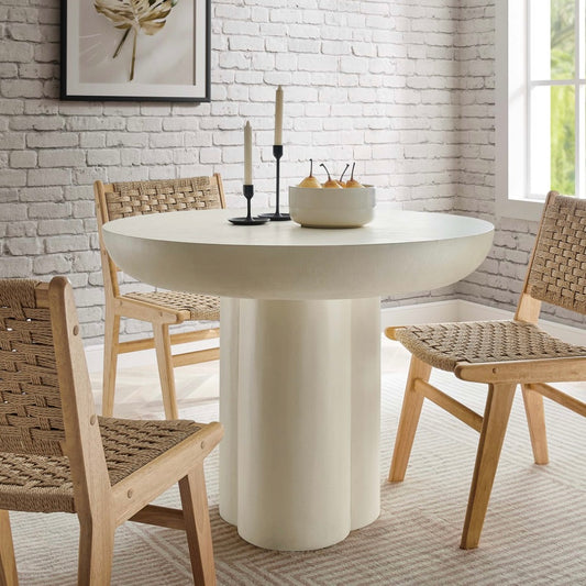Caspian 40” Round Concrete Dinning table