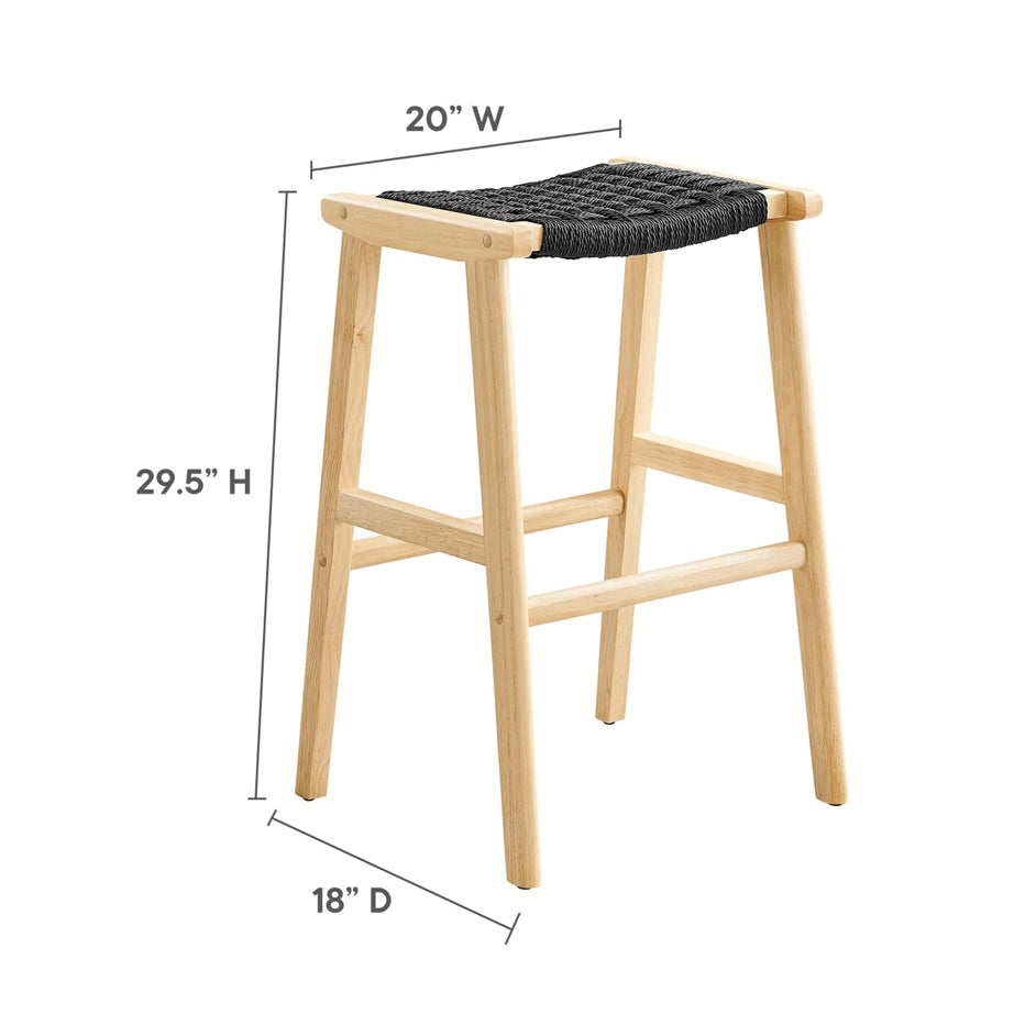 Saoirse Woven Rope Stool