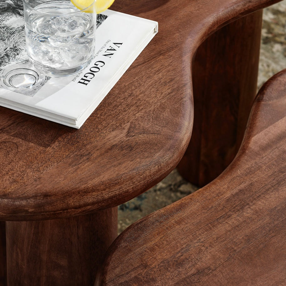 Hackney Mango Wood Nesting Coffee Tables