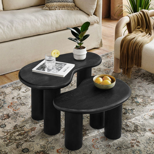 Hackney Mango Wood Nesting Coffee Tables