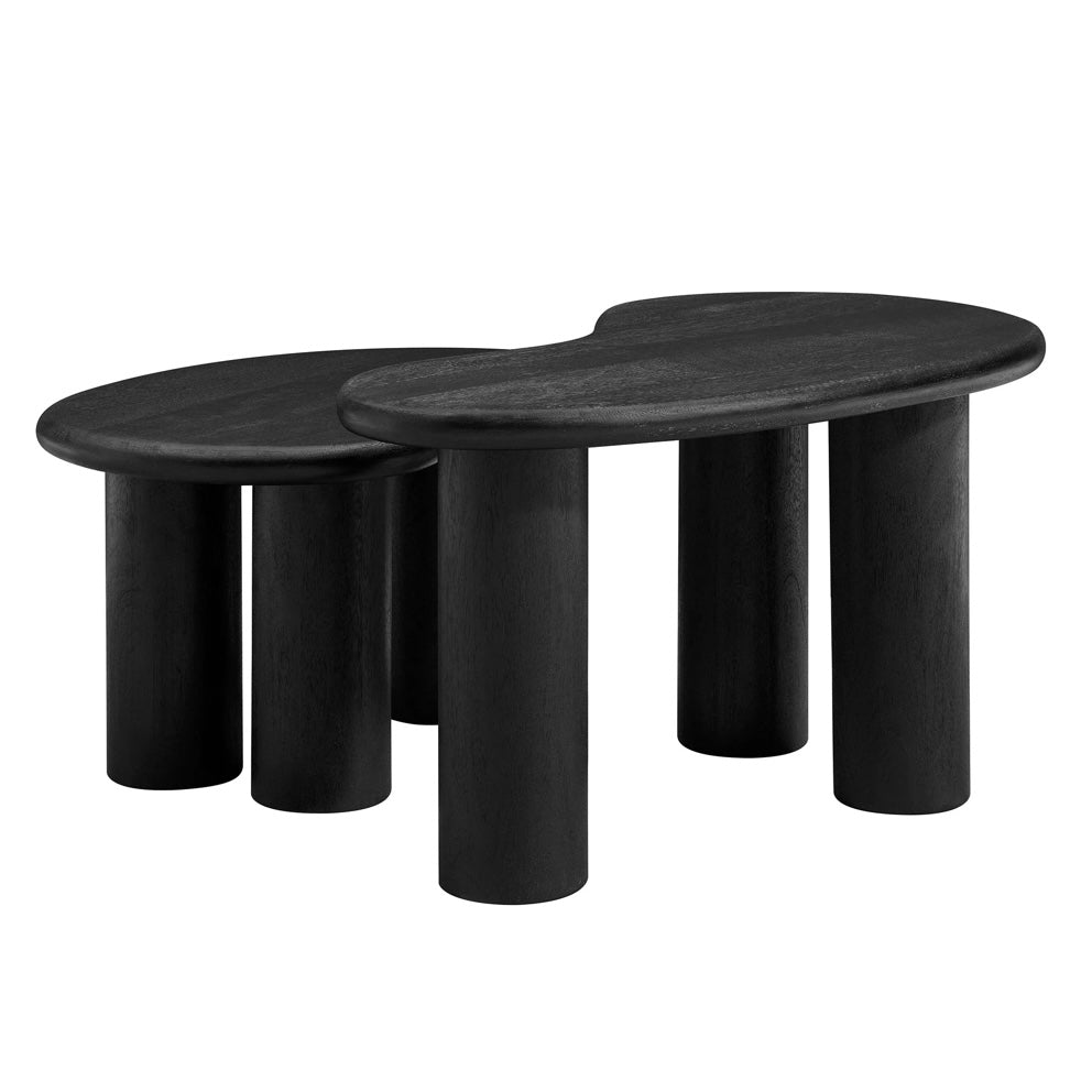 Hackney Mango Wood Nesting Coffee Tables