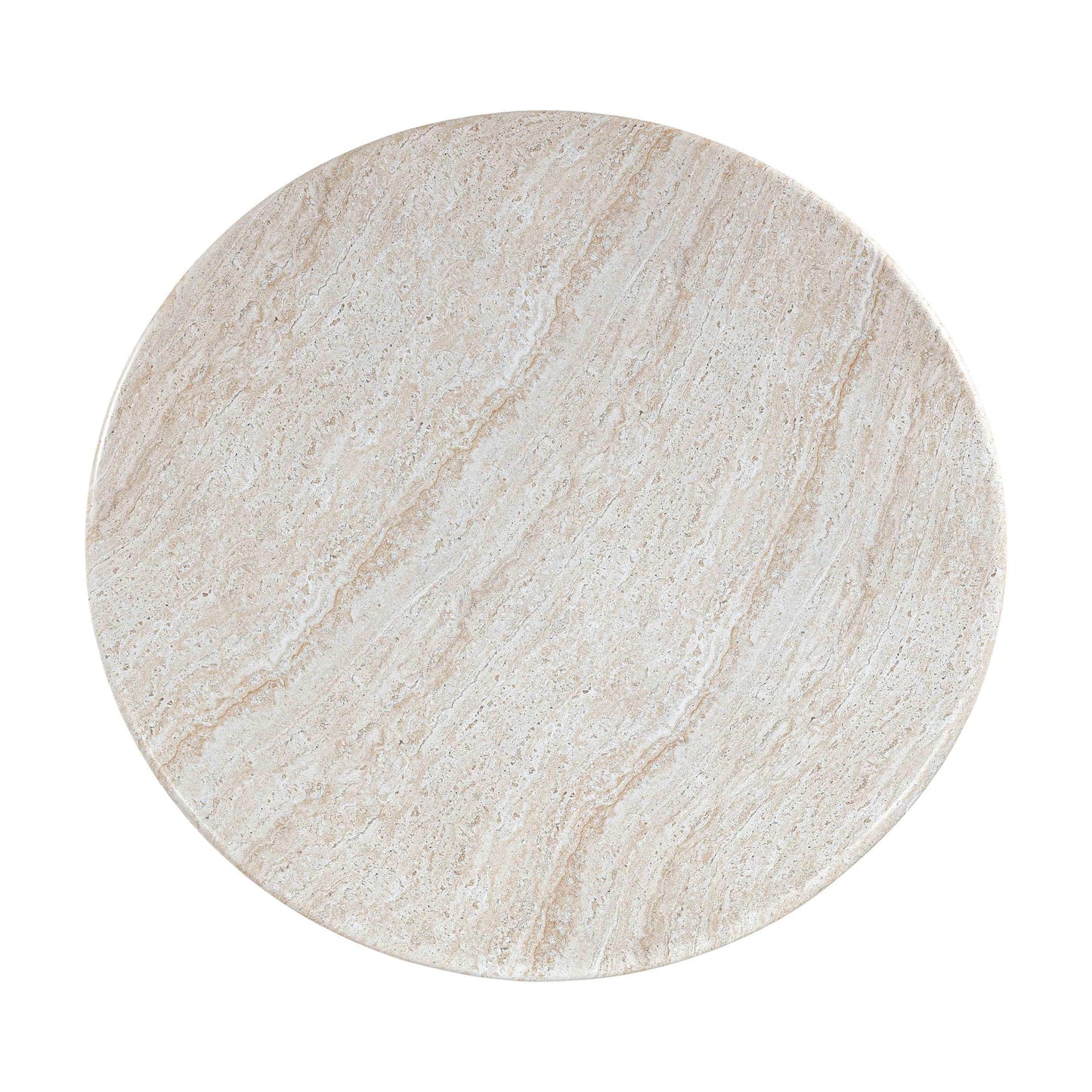 54” Travertine Concrete Indoor/OutdoorDinning Table
